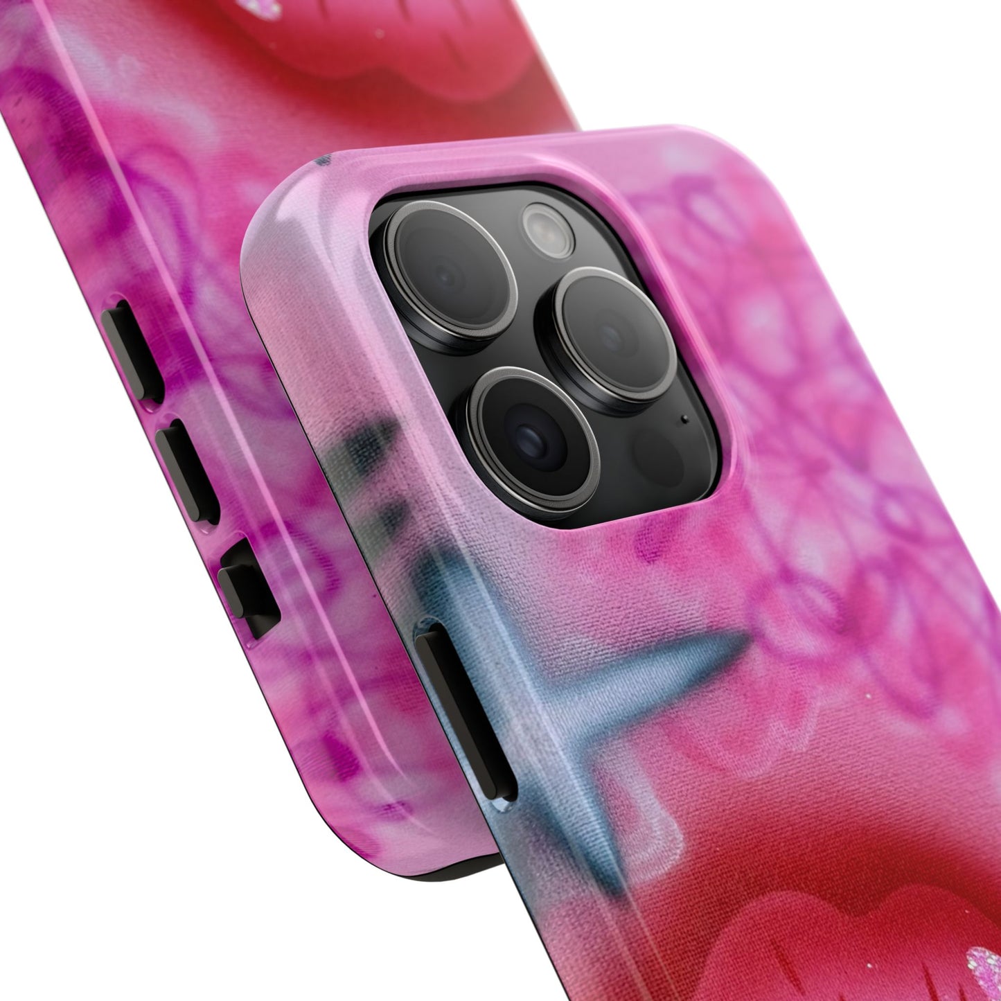 "glitter aura" airbrush iPhone case
