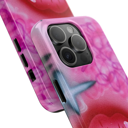 "glitter aura" airbrush iPhone case