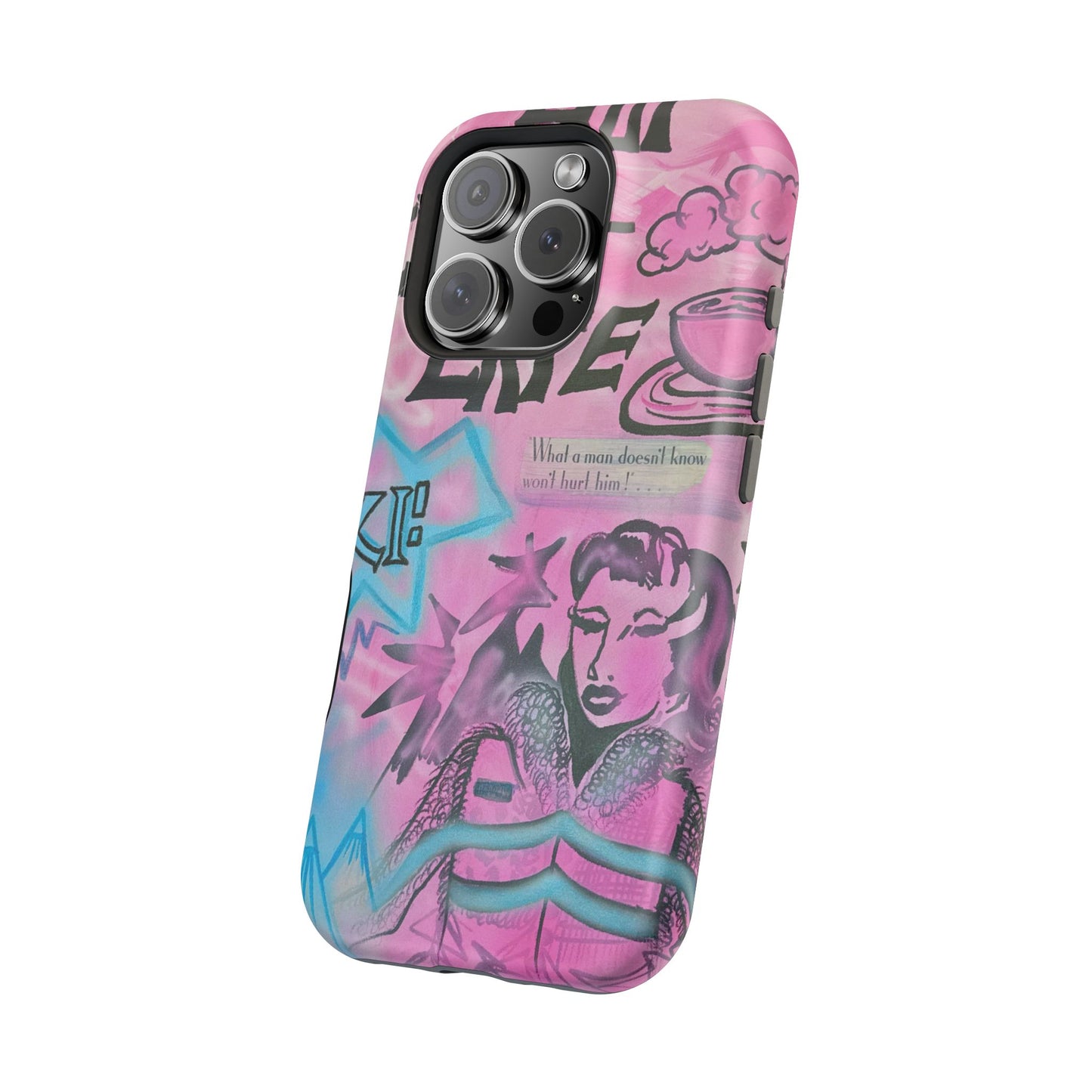 MagSafe "avant le ski" airbrush iPhone case