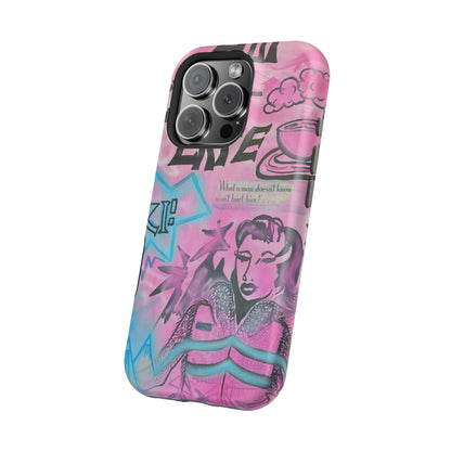 MagSafe "avant le ski" airbrush iPhone case