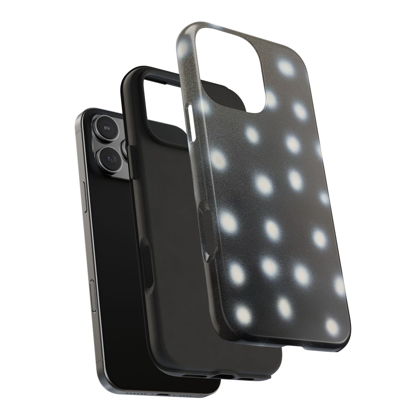 "coconut noir polka dot" airbrush iPhone case