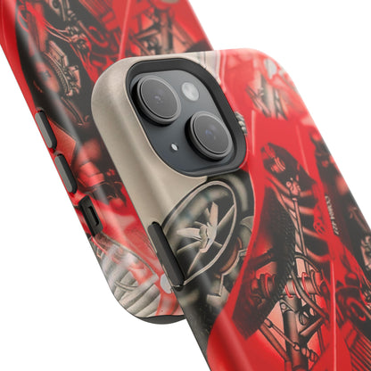 MagSafe "Cobra Phantom" Airbrush iPhone Hülle