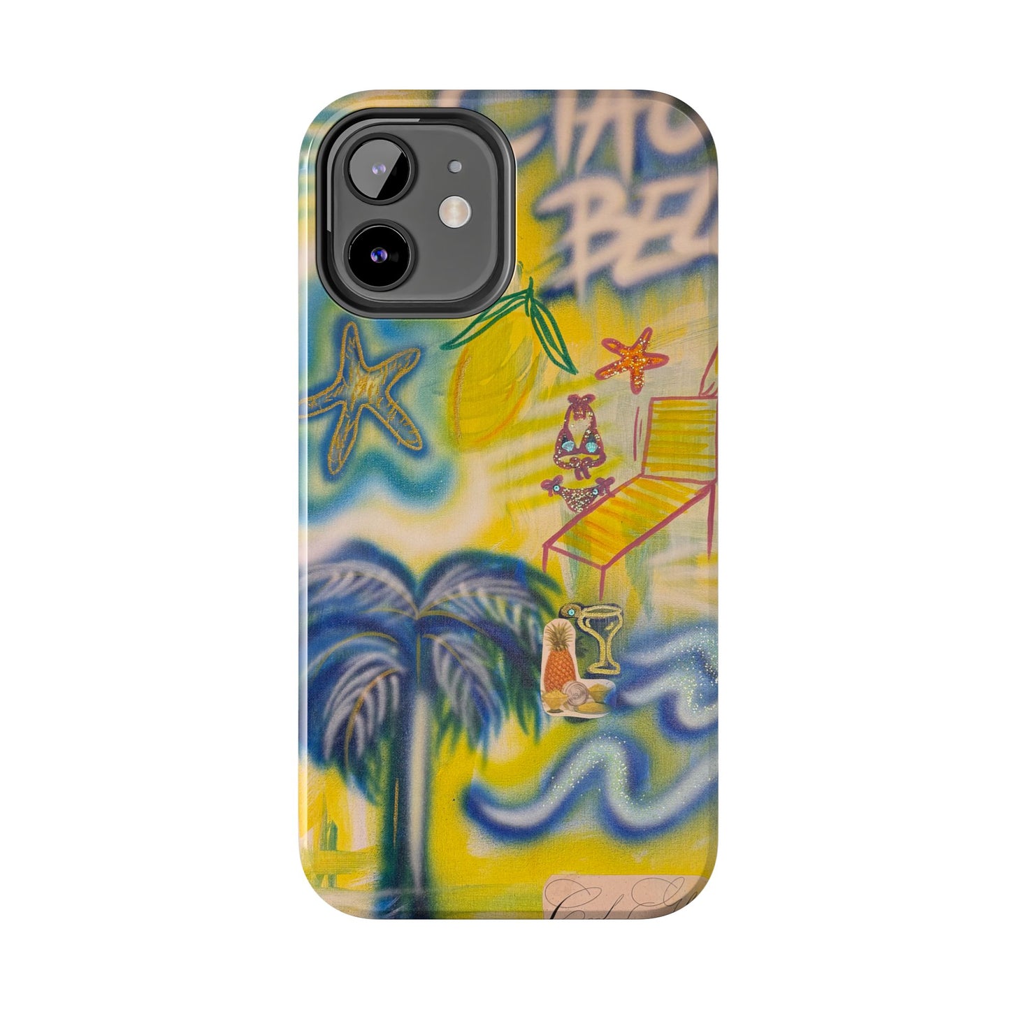 "ciao bella" airbrush iPhone case
