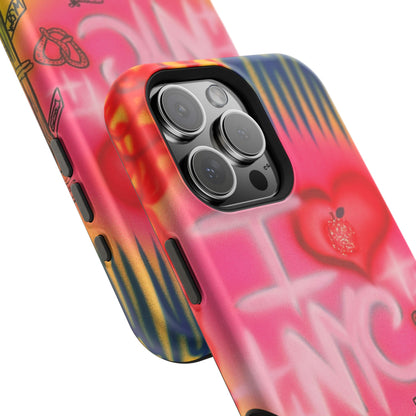 MagSafe „In der Stadt“ Airbrush iPhone-Hülle