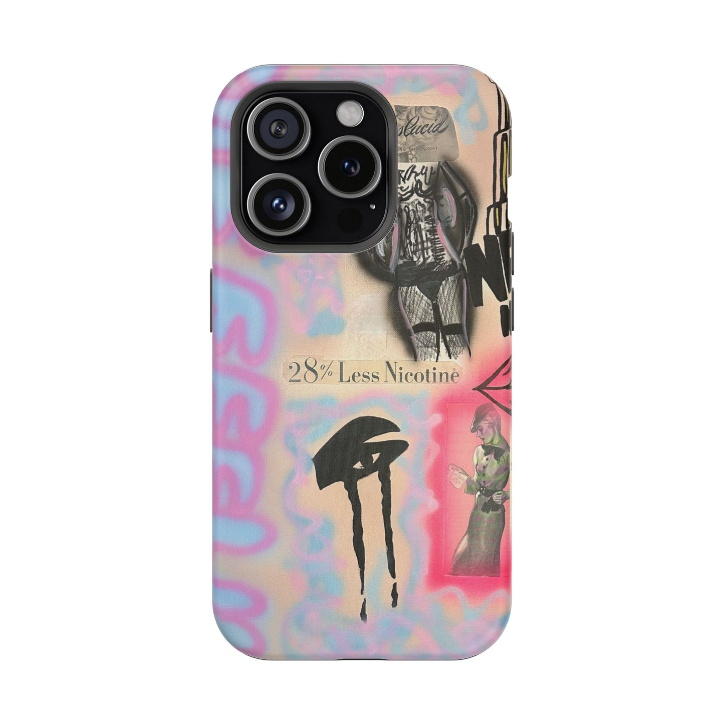 MagSafe "the feeling" airbrush iPhone case