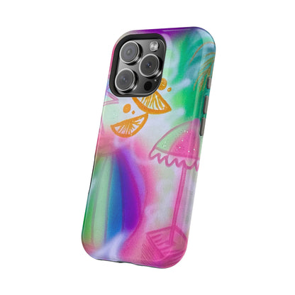 MagSafe "on the beach" airbrush iPhone case