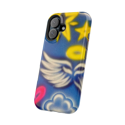 MagSafe "celestial halo" airbrush iPhone case