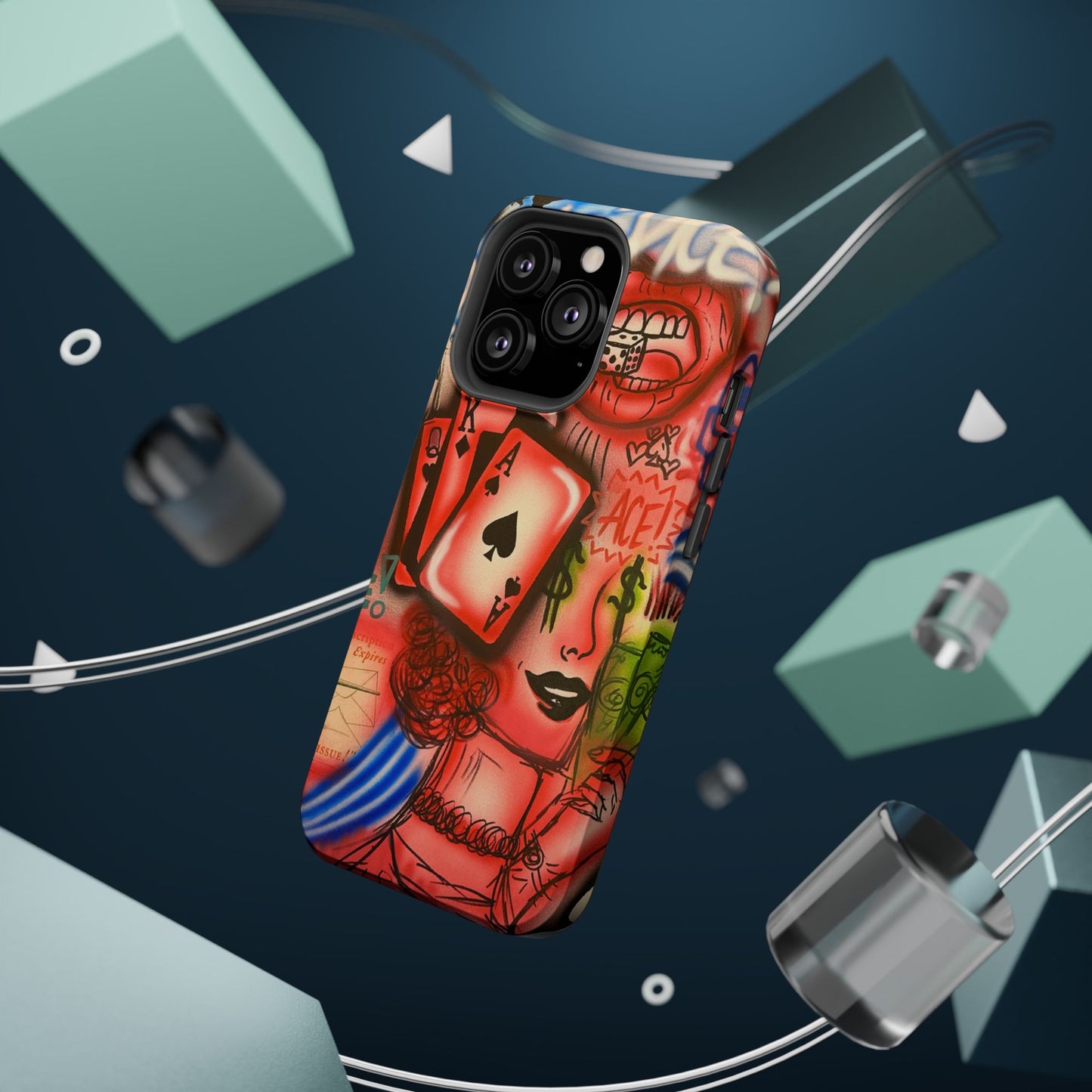 MagSafe "Zufall!" Airbrush iPhone Hülle