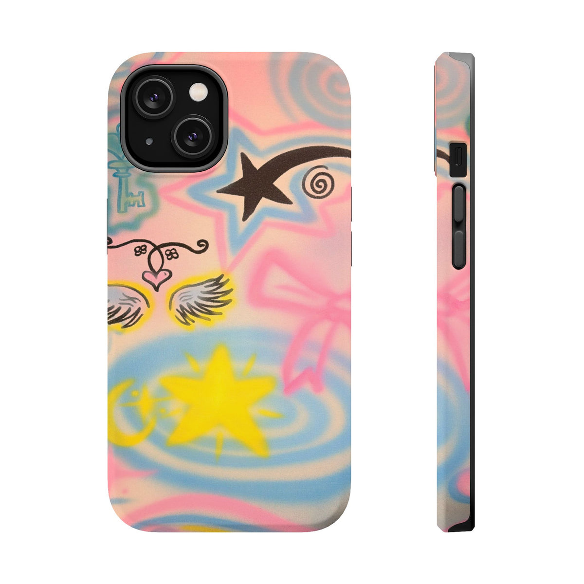 MagSafe "star energy" airbrush iPhone case