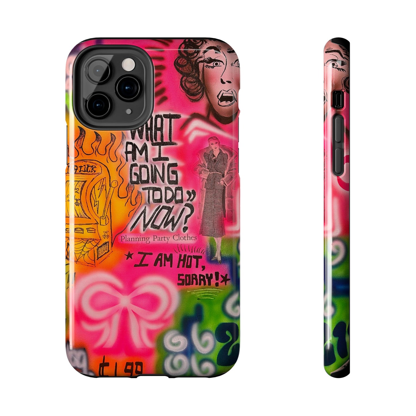 "out of luck" airbrush iPhone case
