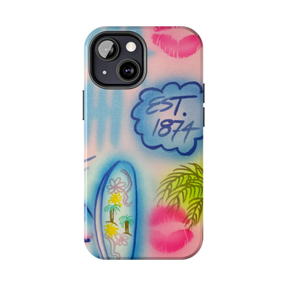 "in the wave" airbrush iPhone case