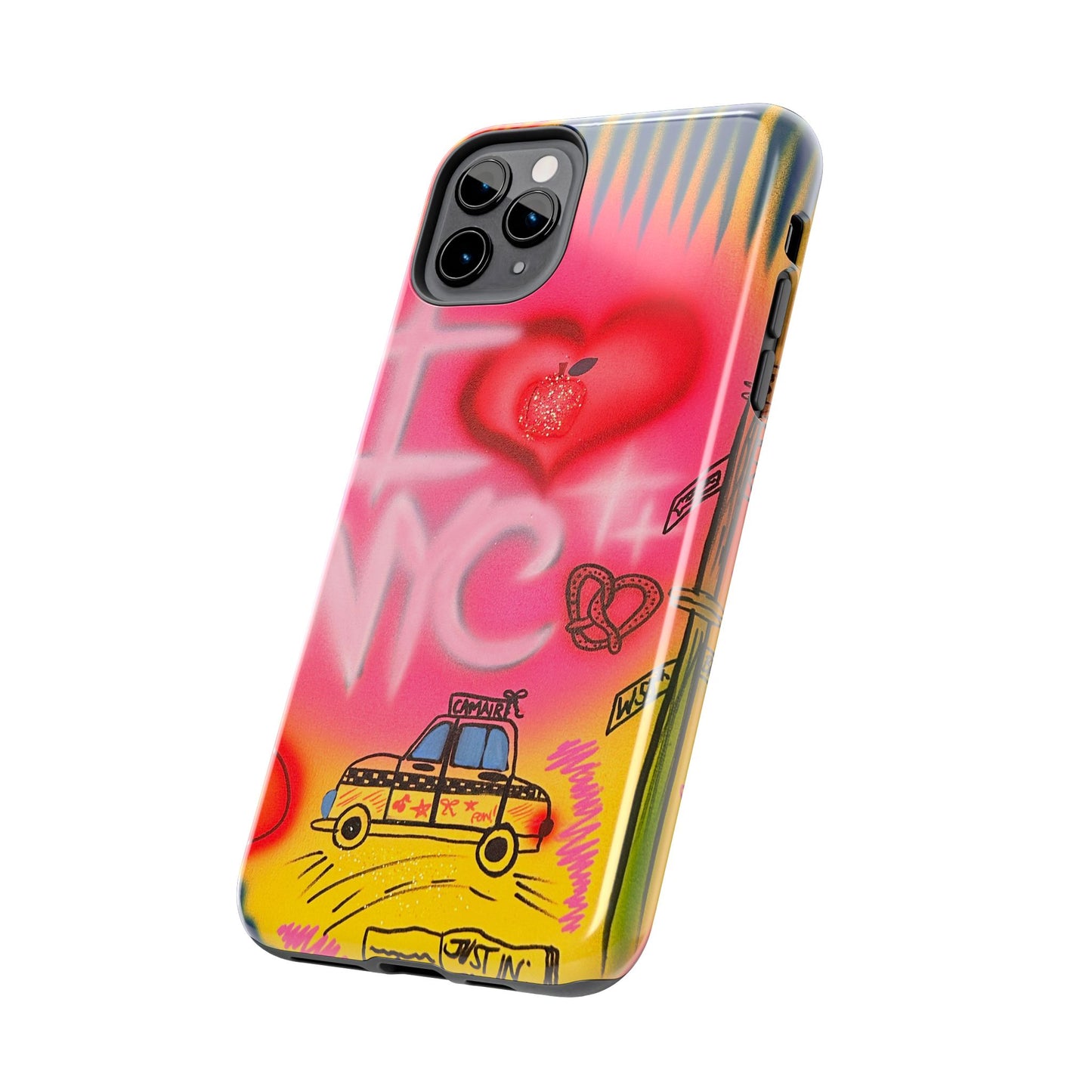 "in the city" airbrush iPhone case