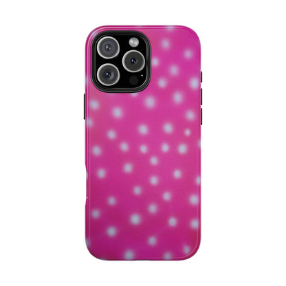 "bubblegum polka dot" airbrush iPhone case