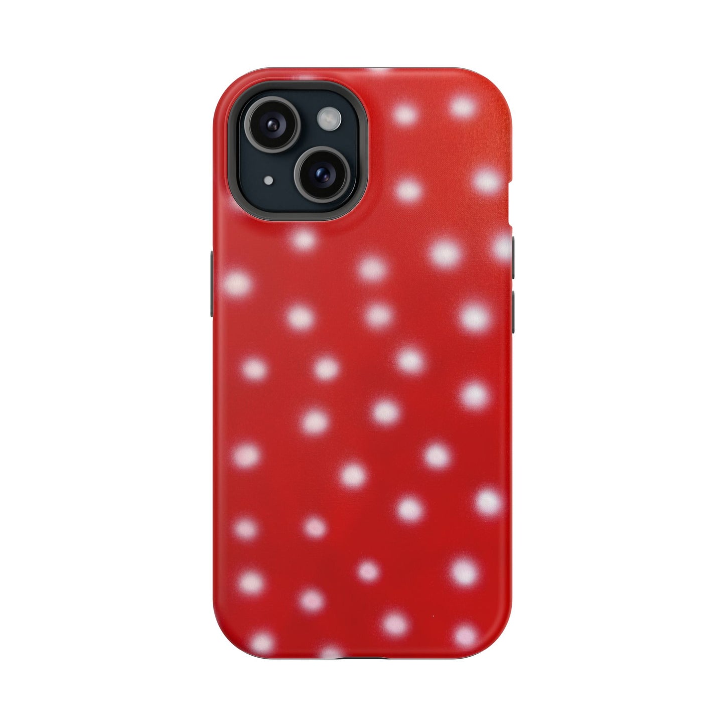 MagSafe "cherry crush polka dot" airbrush iPhone case