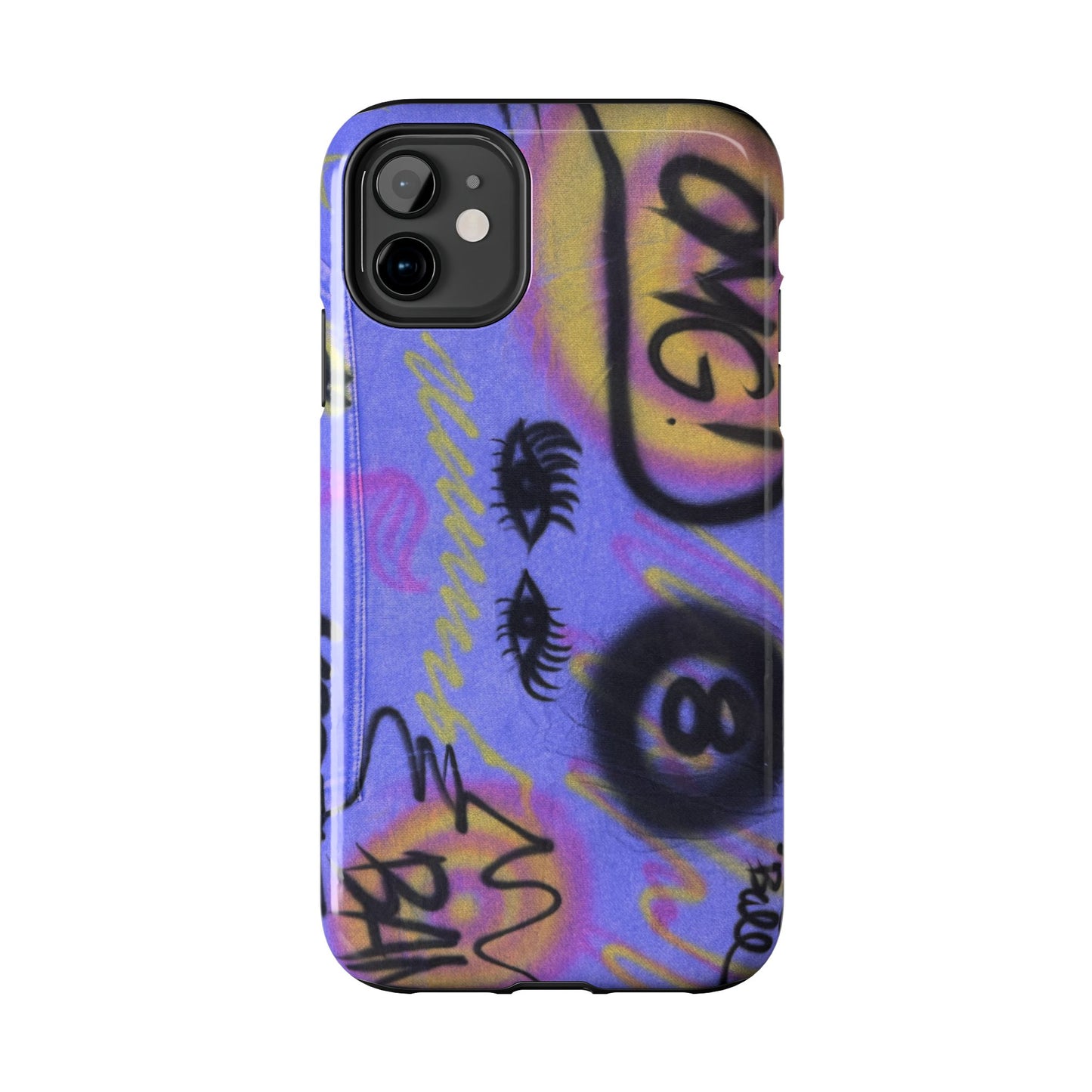 "eye$ on lies" airbrush iPhone case