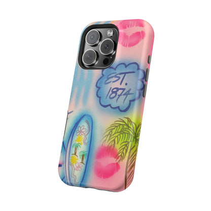 MagSafe "in the wave" airbrush iPhone case