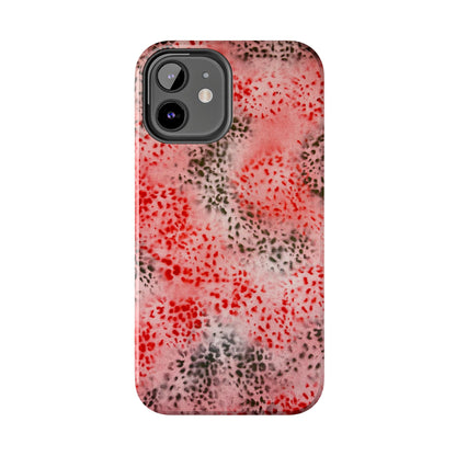 "red cheetah" airbrush iPhone case