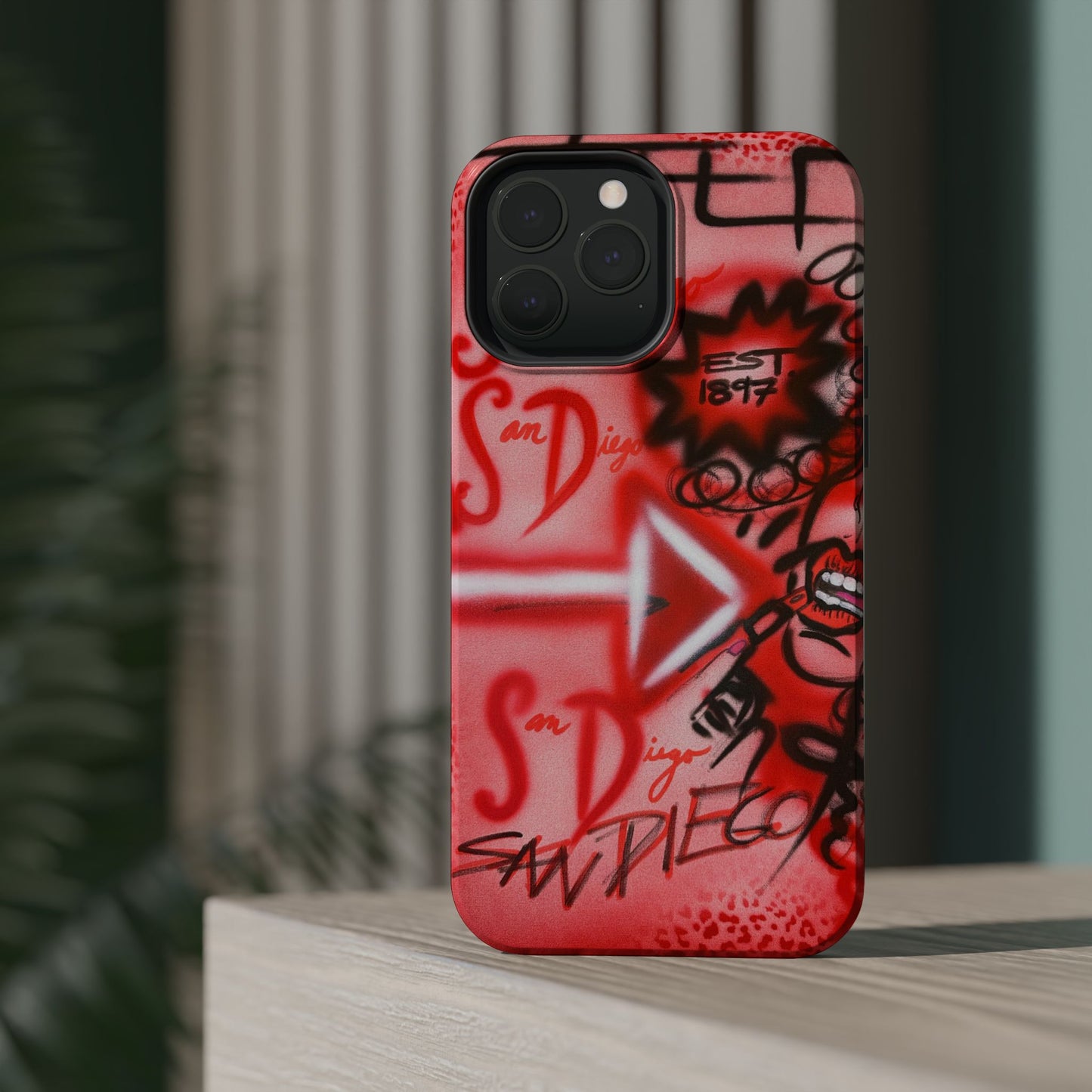 MagSafe "San Diego" Airbrush iPhone-Hülle