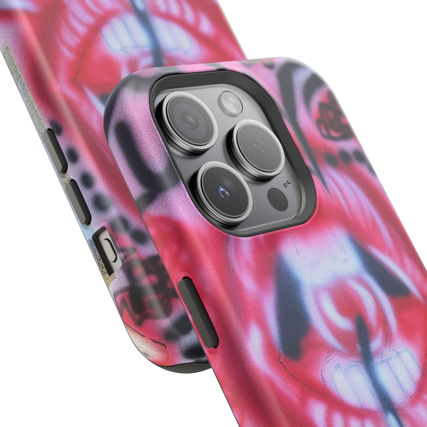 MagSafe "be happy, go lucky" Airbrush-iPhone-Hülle