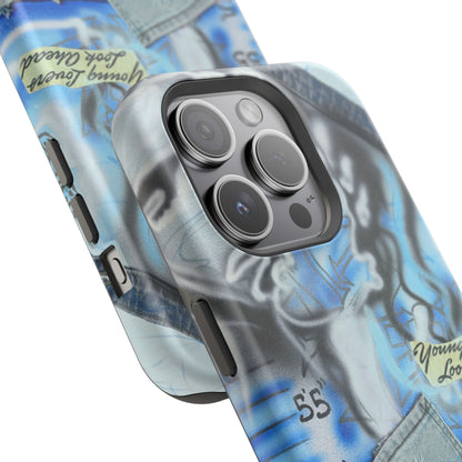MagSafe "young lovers" airbrush iPhone case