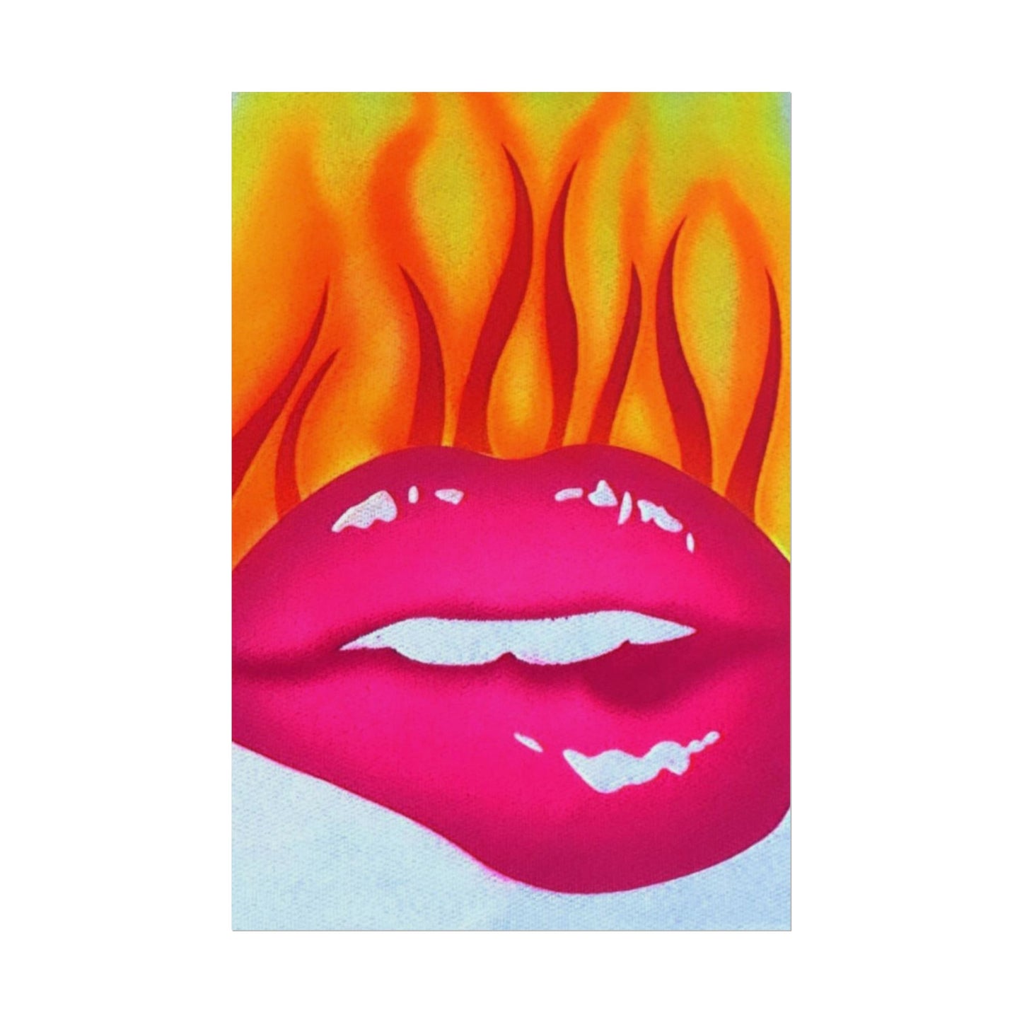 "flaming lips" airbrush rolled print
