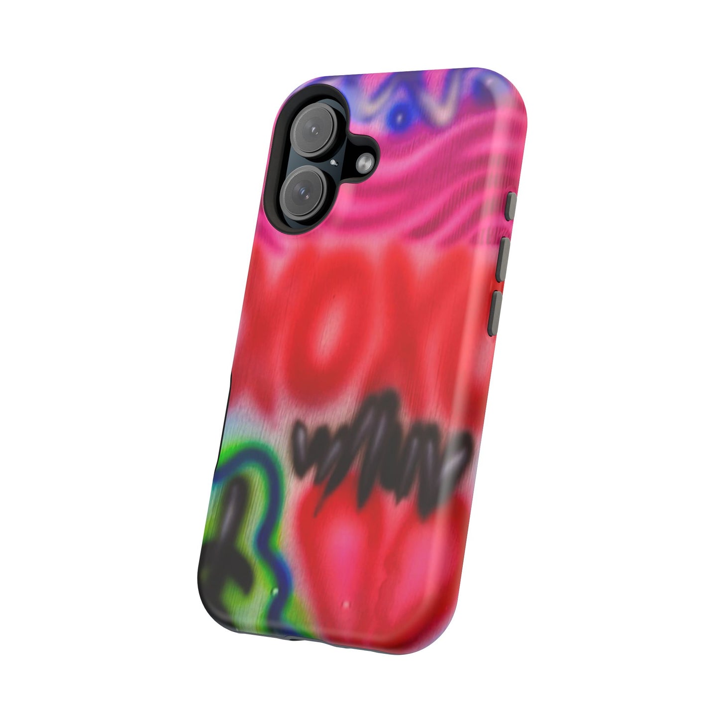 MagSafe Airbrush-iPhone-Hülle „with luv, xoxo“
