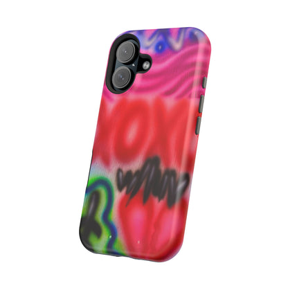 MagSafe Airbrush-iPhone-Hülle „with luv, xoxo“