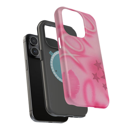 MagSafe "perfectly pink" airbrush iPhone case