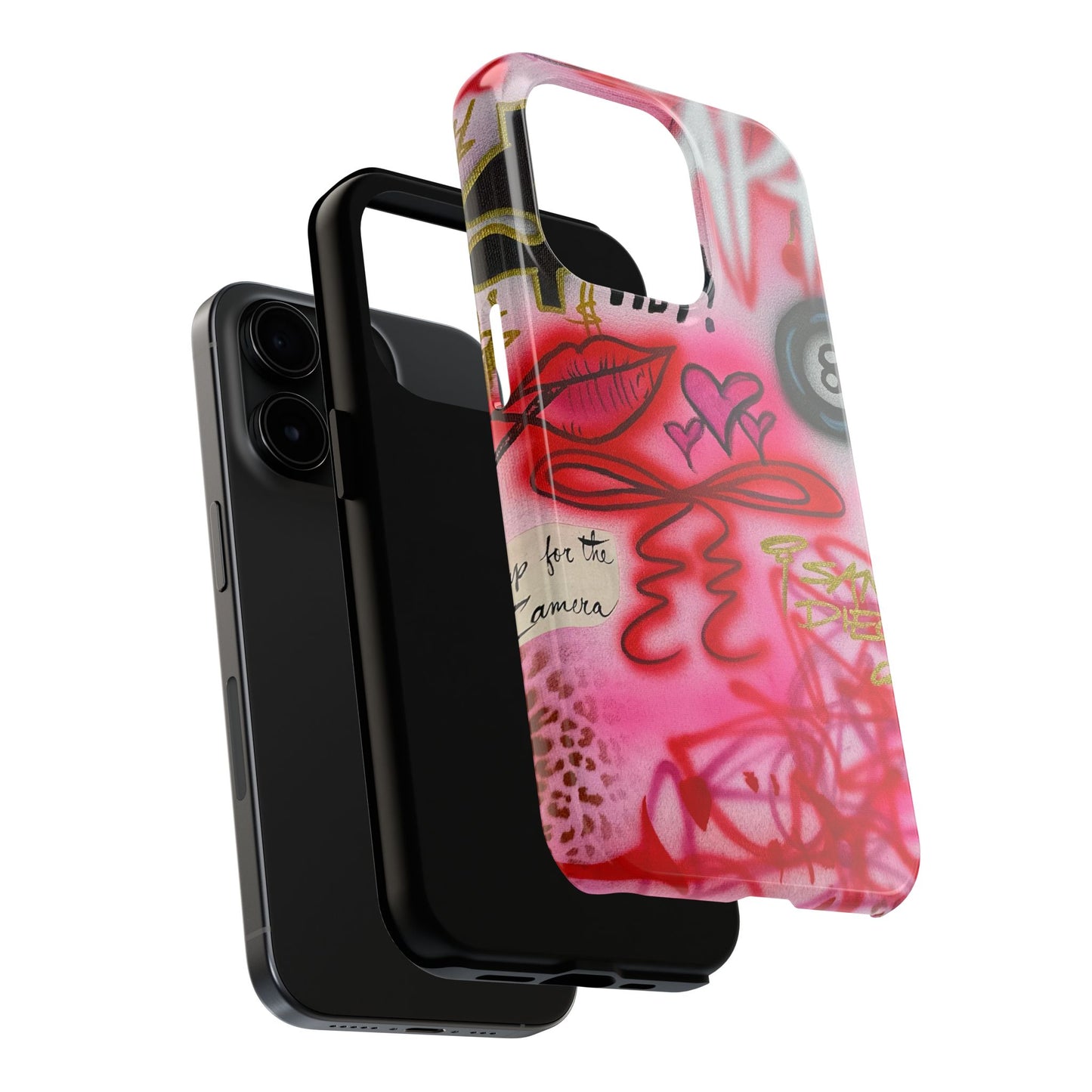 "IT girl" airbrush iPhone case