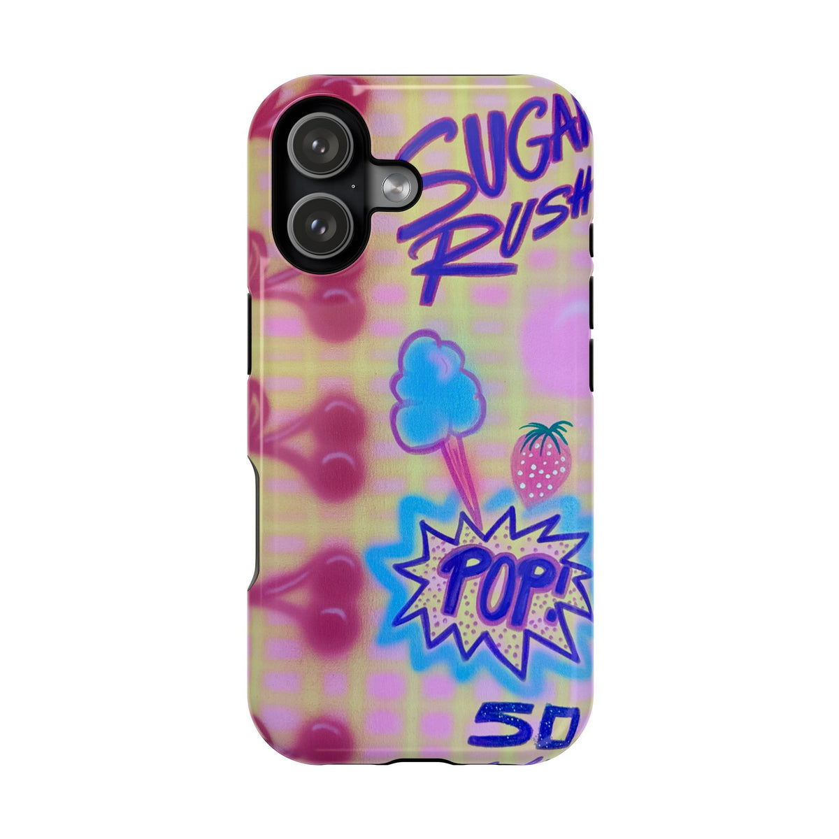 MagSafe "sugar rush" airbrush iPhone case
