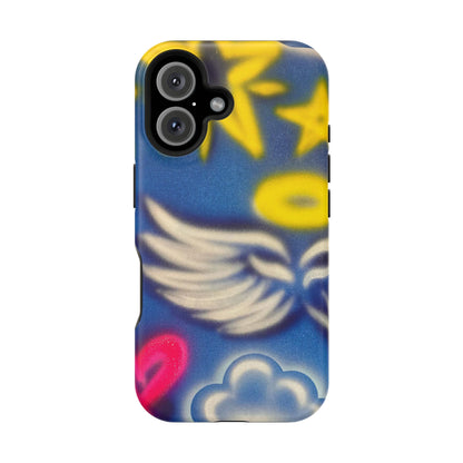 MagSafe "celestial halo" airbrush iPhone case
