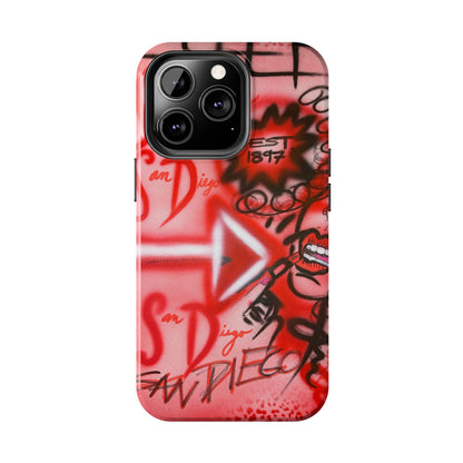 "san diego" airbrush iPhone case