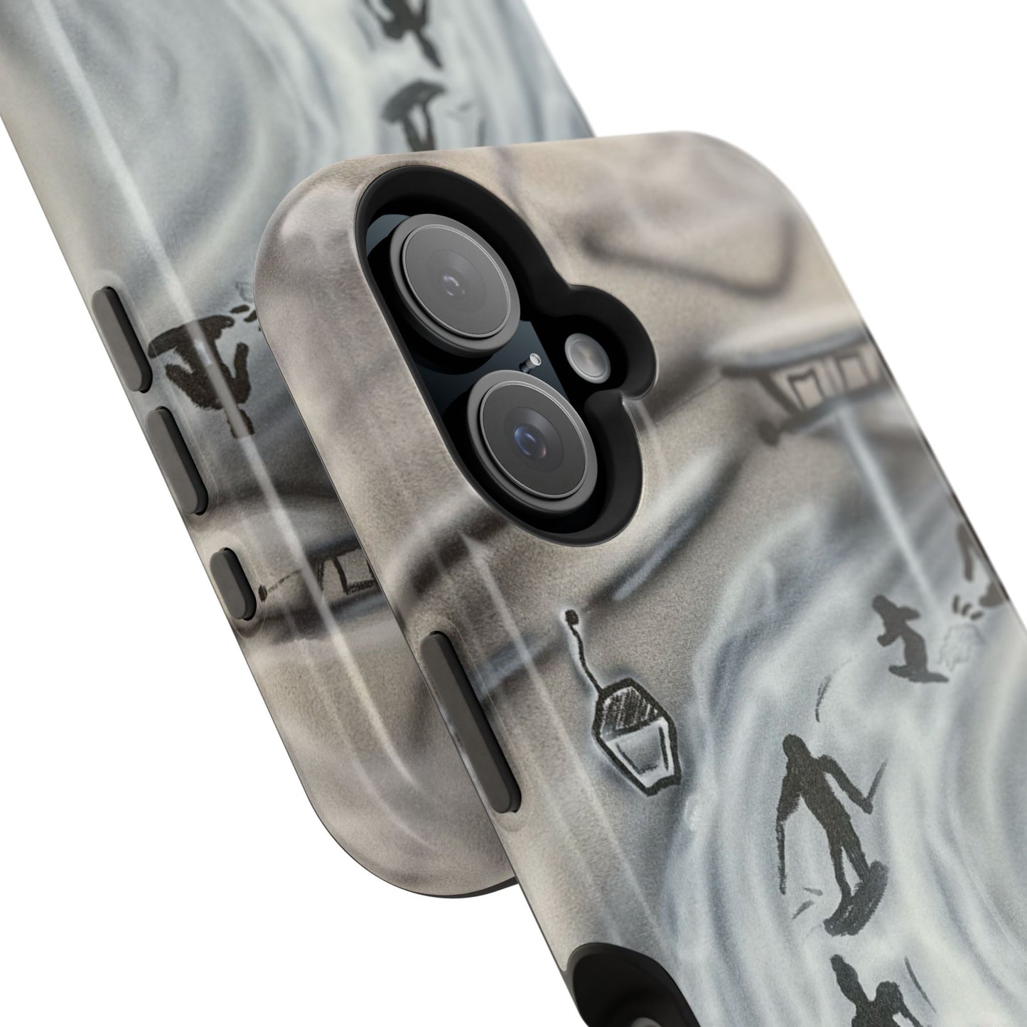 MagSafe "arctic avalanche" airbrush iPhone case