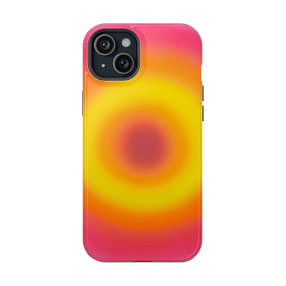 MagSafe "Pink Lemonade Aura" Airbrush iPhone Case