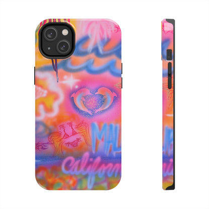 "mornings in malibu" airbrush iPhone case