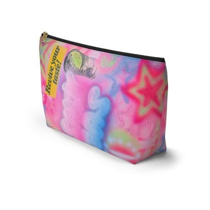 "salty seas" airbrush makeup pouch