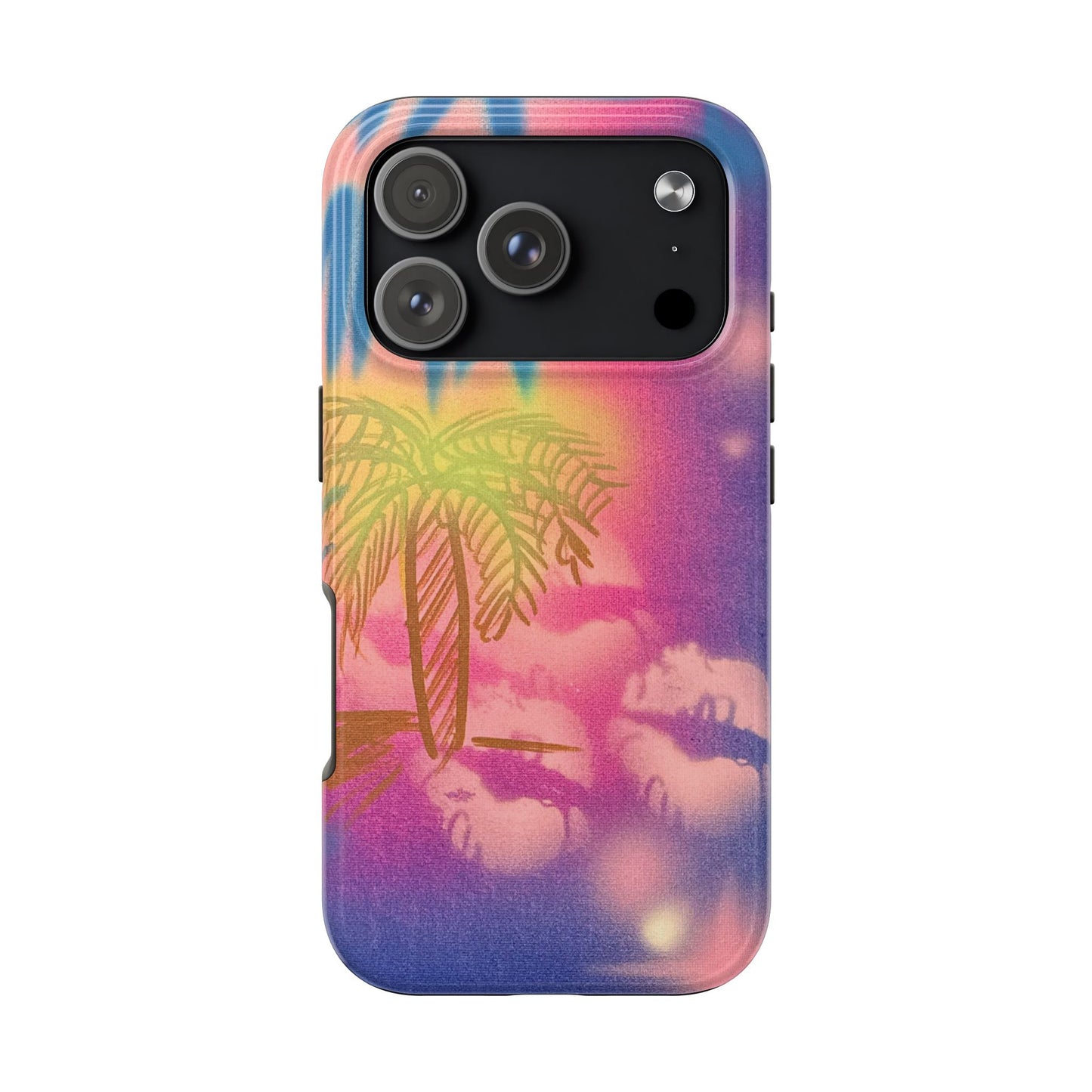 "glowy night" airbrush iPhone case