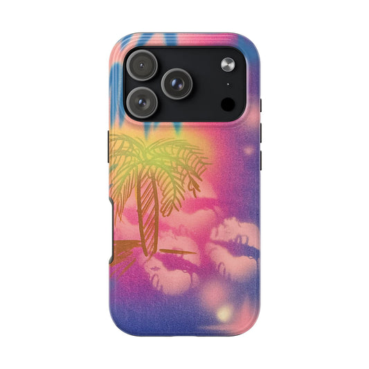 "glowy night" airbrush iPhone case