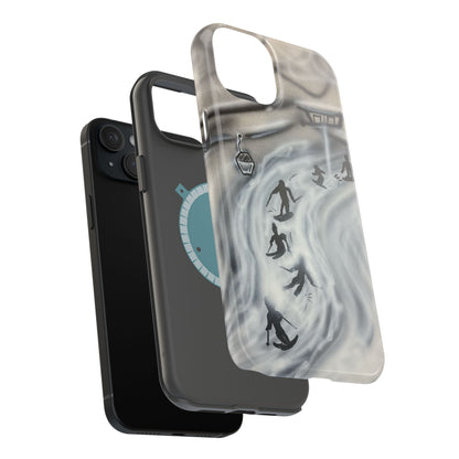 MagSafe "arctic avalanche" airbrush iPhone case