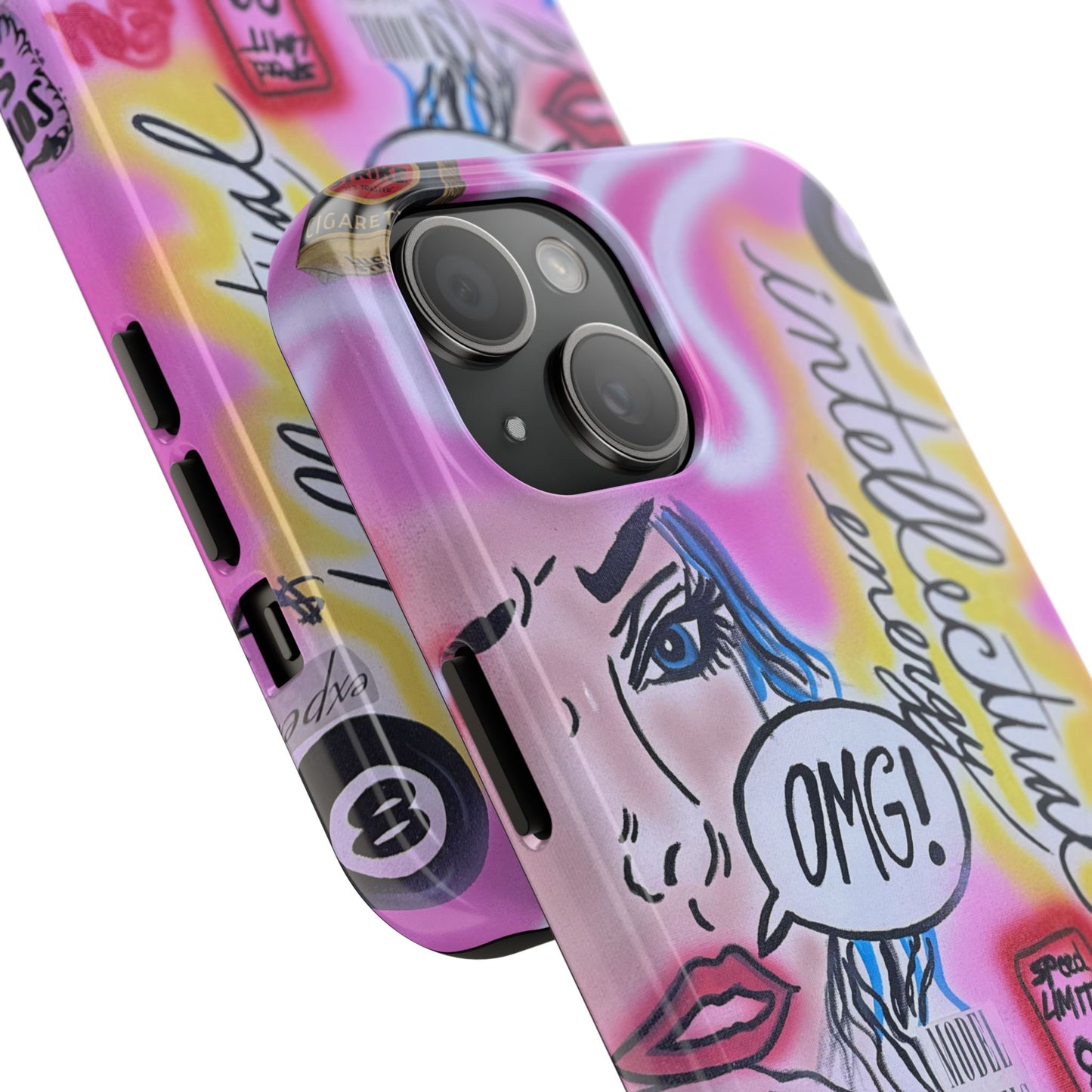 "intellectual energy" airbrush iPhone case