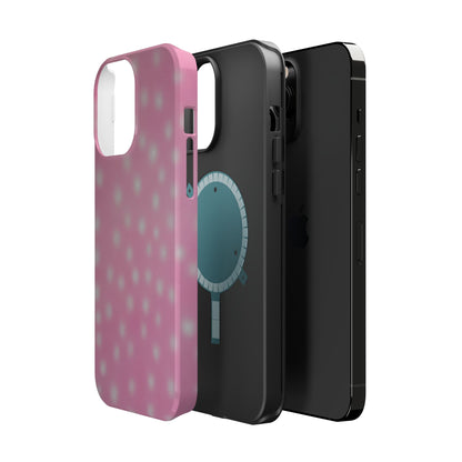 MagSafe "Erdbeerstrudel-Polkadots" Airbrush iPhone Hülle