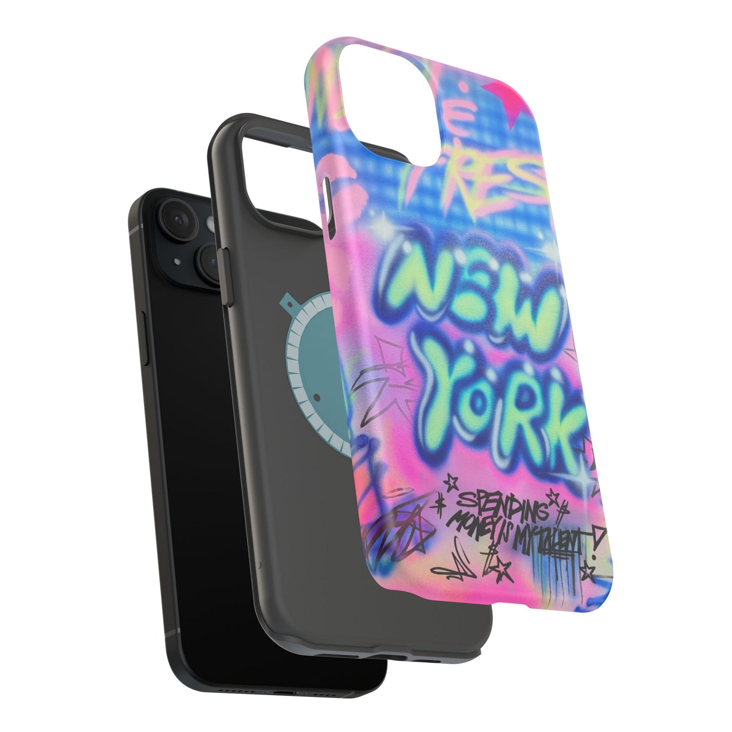 magsafe "spending $$ is my talent" airbrush iPhone case