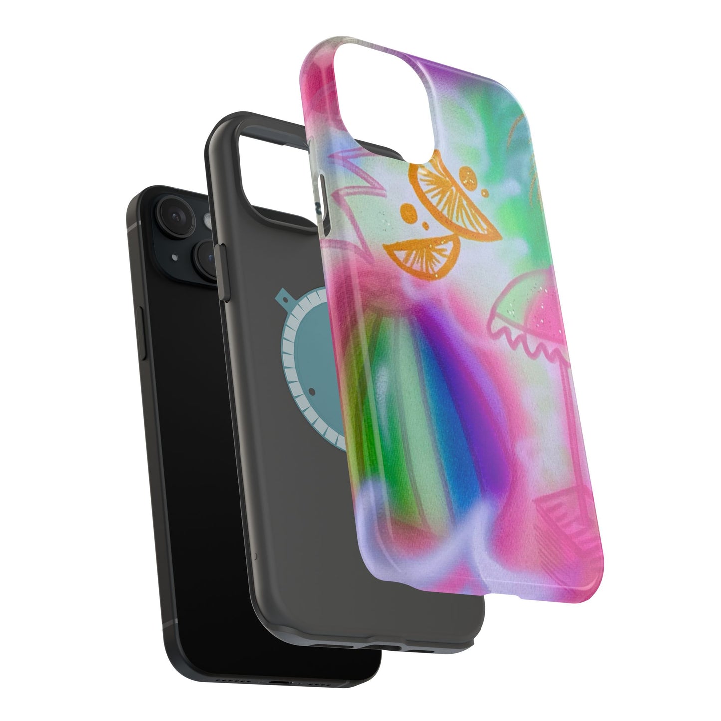 MagSafe "on the beach" airbrush iPhone case