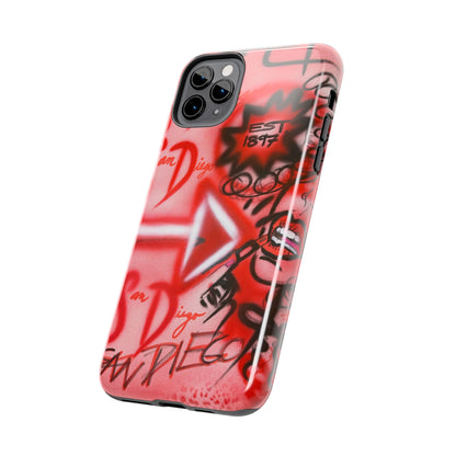 "san diego" airbrush iPhone case