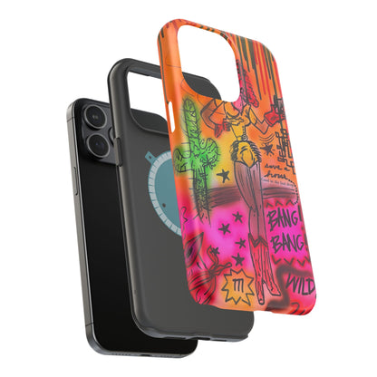 MagSafe "wild, wild west" airbrush iPhone case