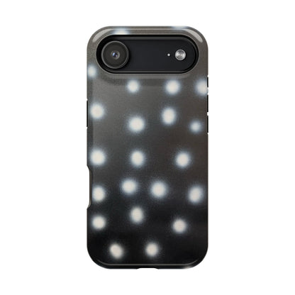 MagSafe "coconut noir polka dot" airbrush iPhone case