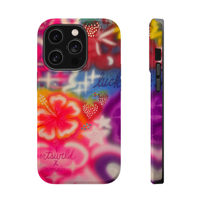 MagSafe „luck & luv“ Airbrush iPhone-Hülle