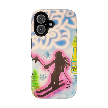 MagSafe "winter escape" airbrush iPhone case