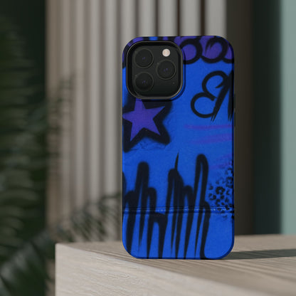 MagSafe „Infamous Indigo“ Airbrush iPhone Hülle
