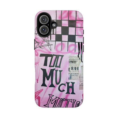 "too much motion" airbrush iPhone case